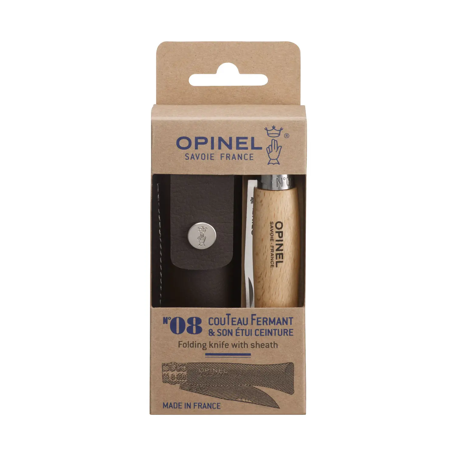 CUCHILLO OPINEL N°8 CON FUNDA 2