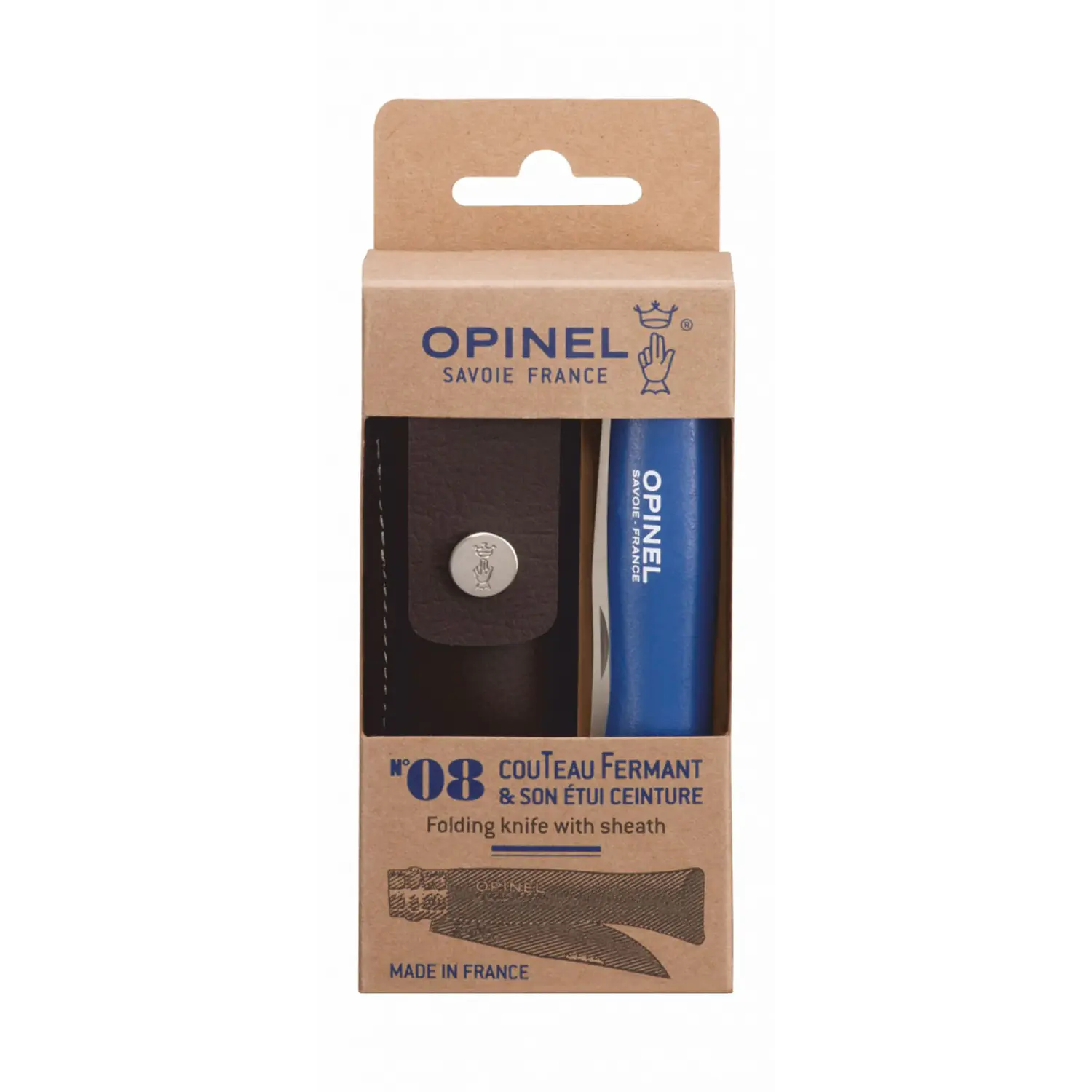 CUCHILLO OPINEL N°8 CON FUNDA 4