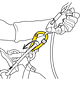 Mosquetón ROLLCLIP Z  TRIACT-LOCK Petzl - Miniatura 2