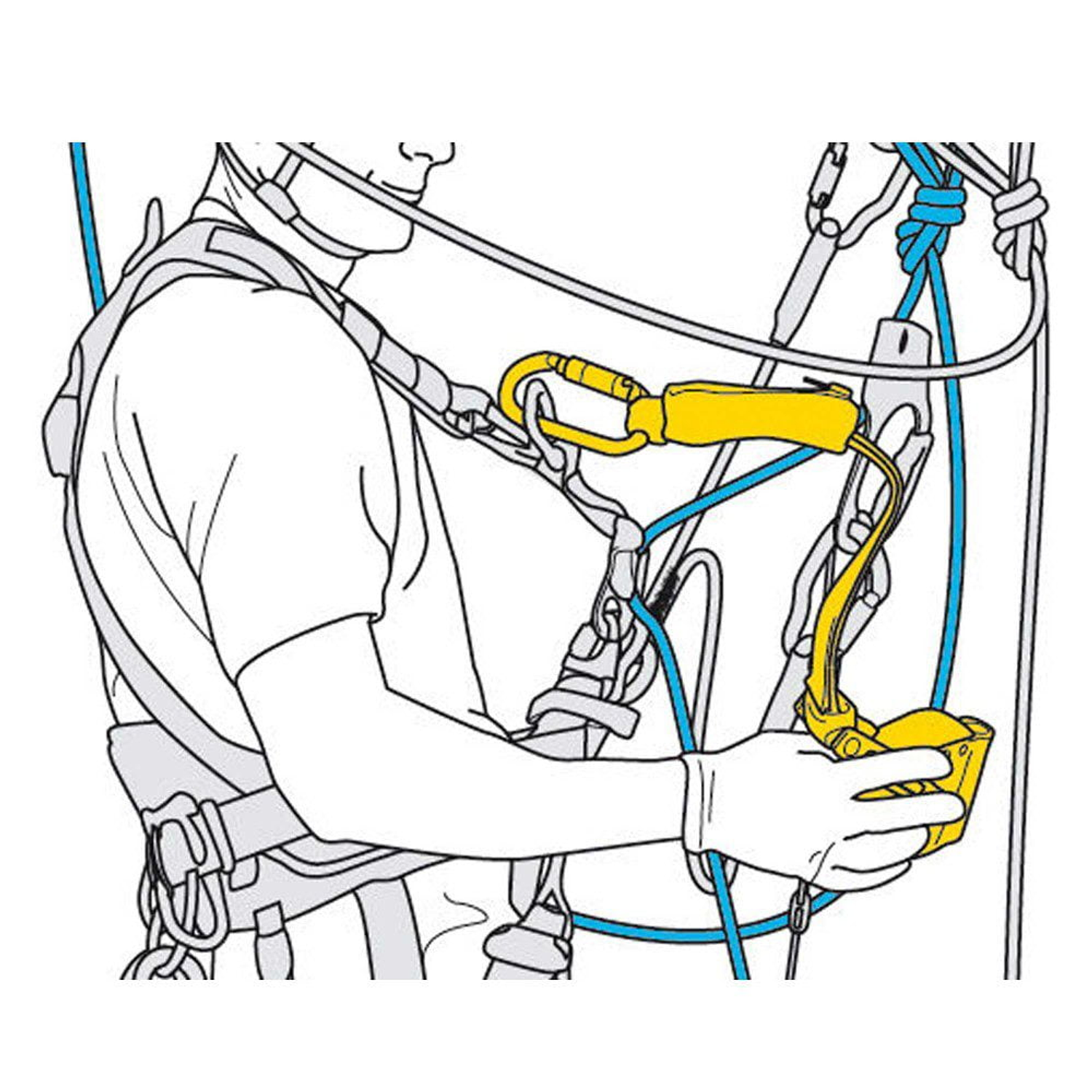 Anticaídas deslizante para cuerda ASAP LOCK 5