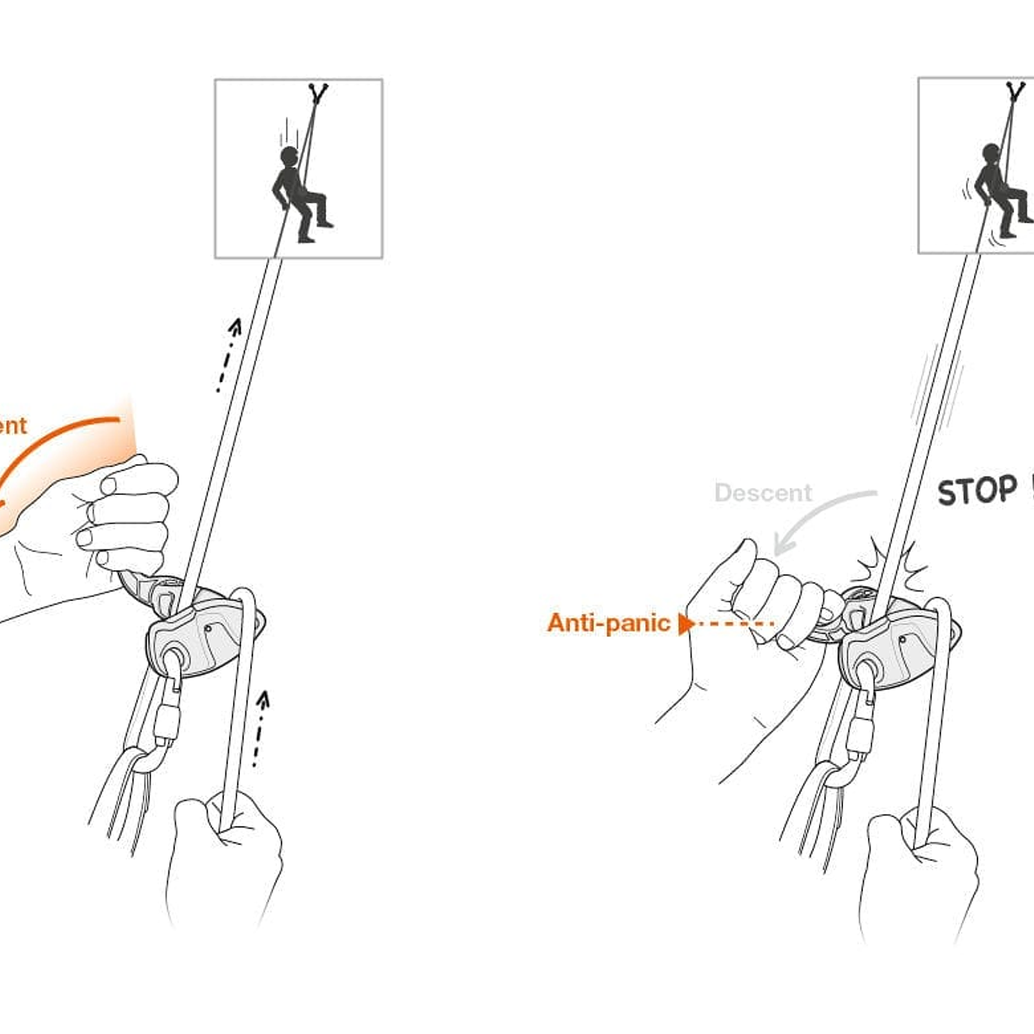 Asegurador con frenado asistido GRIGRI+ 2
