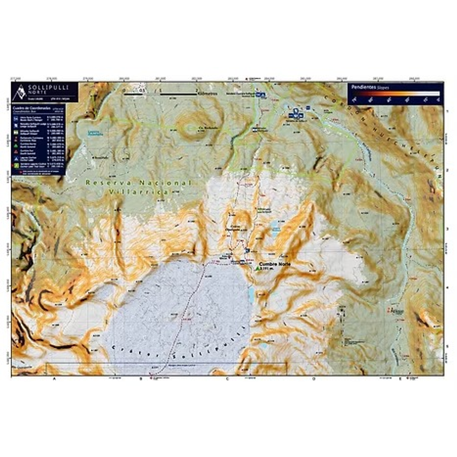 Cartografía Volcán Sollipulli 7