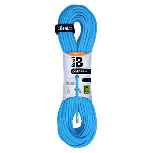 Cuerda Dinamica JOKER 9.1 mm x 70 mt Unicore Dry Cover azul BEAL