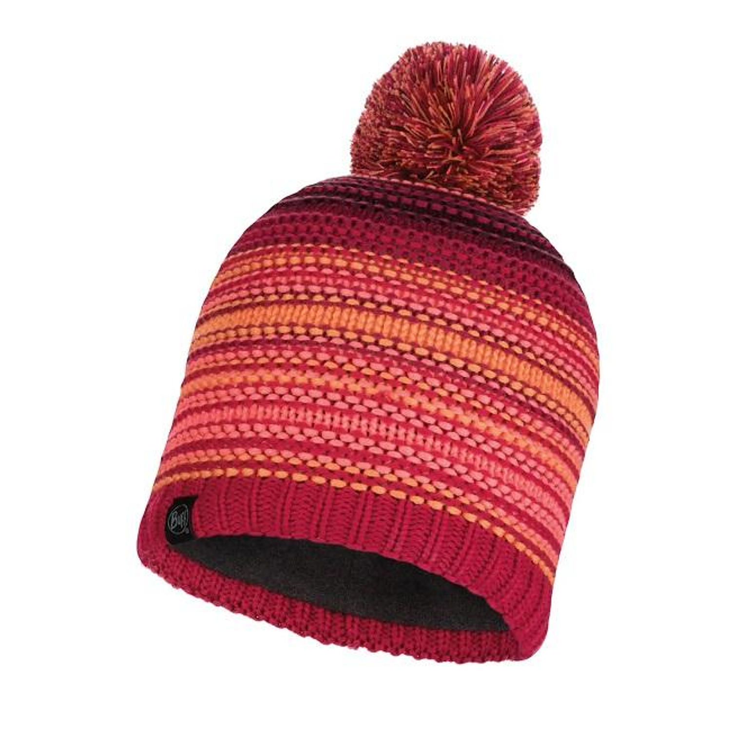 Knitted & Band Polar Hat Neper Bright Pink