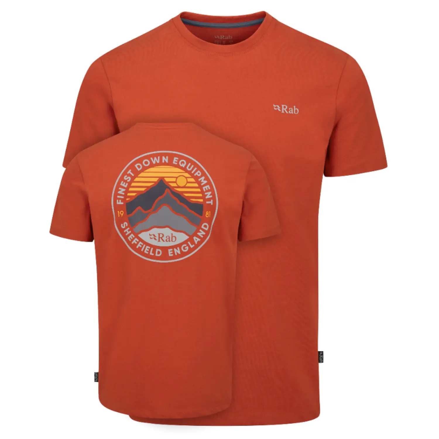 Rab Basecamp 3 Peaks Tee Red Clay S