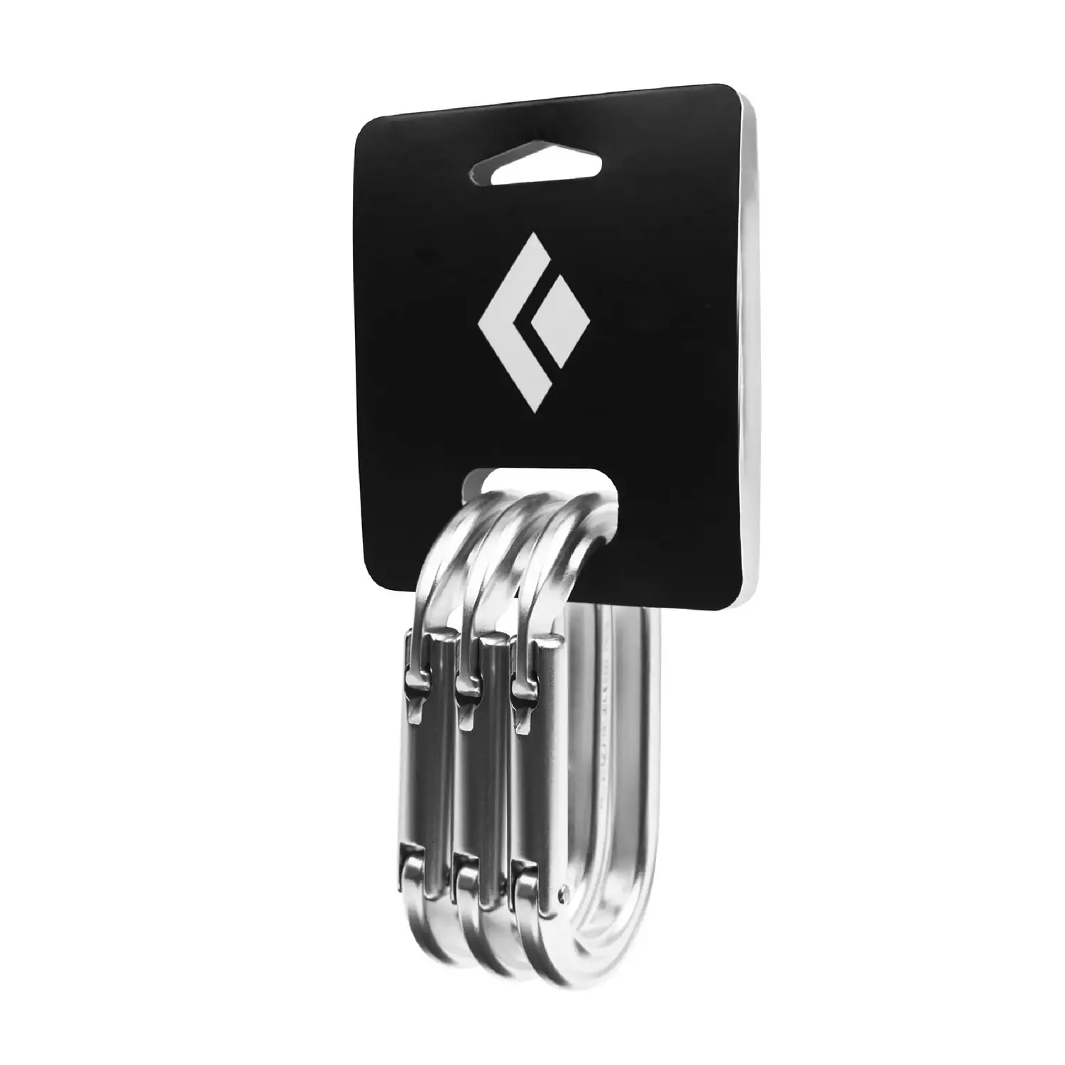 Oval Keylock Carabiner 3 Pack Polished