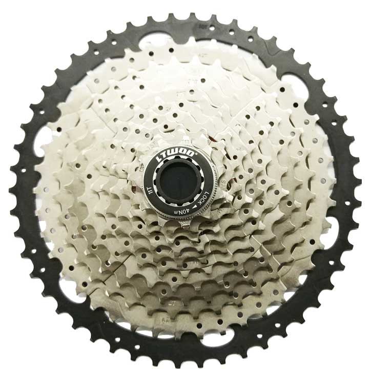 Piñon Cassette 12v 11-50 Ultra Light Para Nucleo Hg Shimano Black Silver 11 50