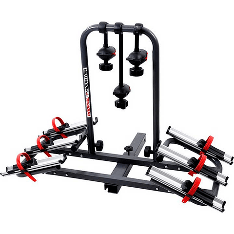 PORTA BICICLETAS RADICAL MOUNTAIN 3 BICICLETAS PLATAFORMA