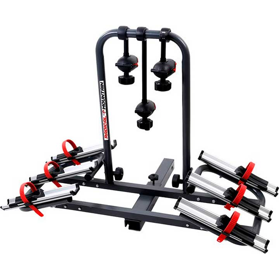 PORTA BICICLETAS RADICAL MOUNTAIN 3 BICICLETAS PLATAFORMA 1