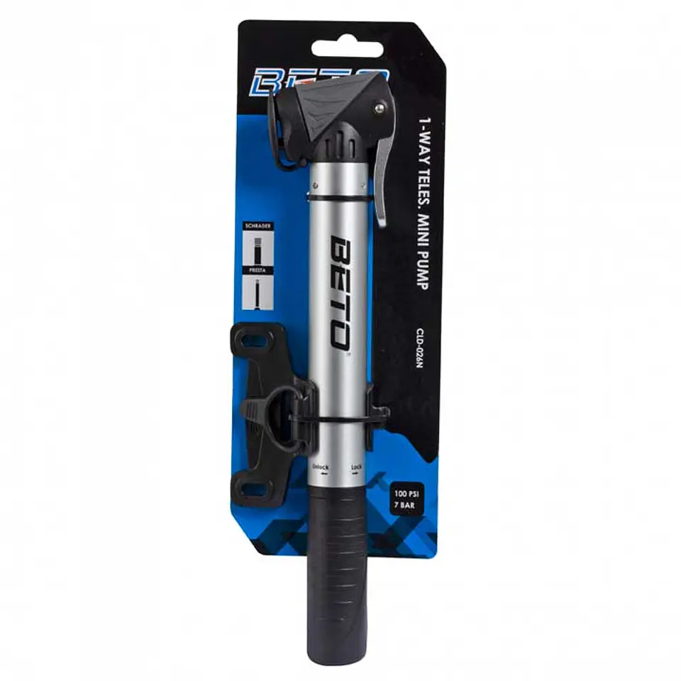 BOMBIN BETO CLD-026G ALUMINIO CON MANGO 1