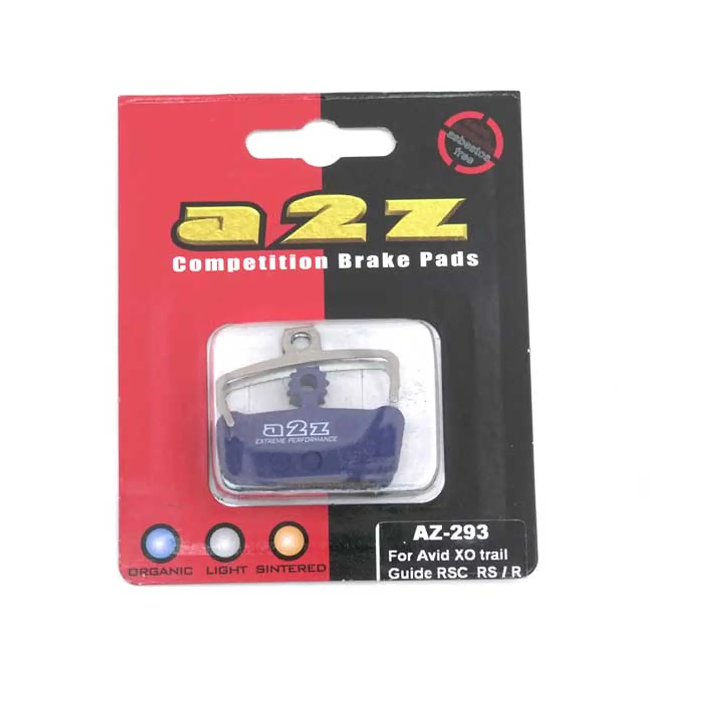 PASTILLAS DE FRENO A2Z AVID X0 TRAIL 4PISTONES 1