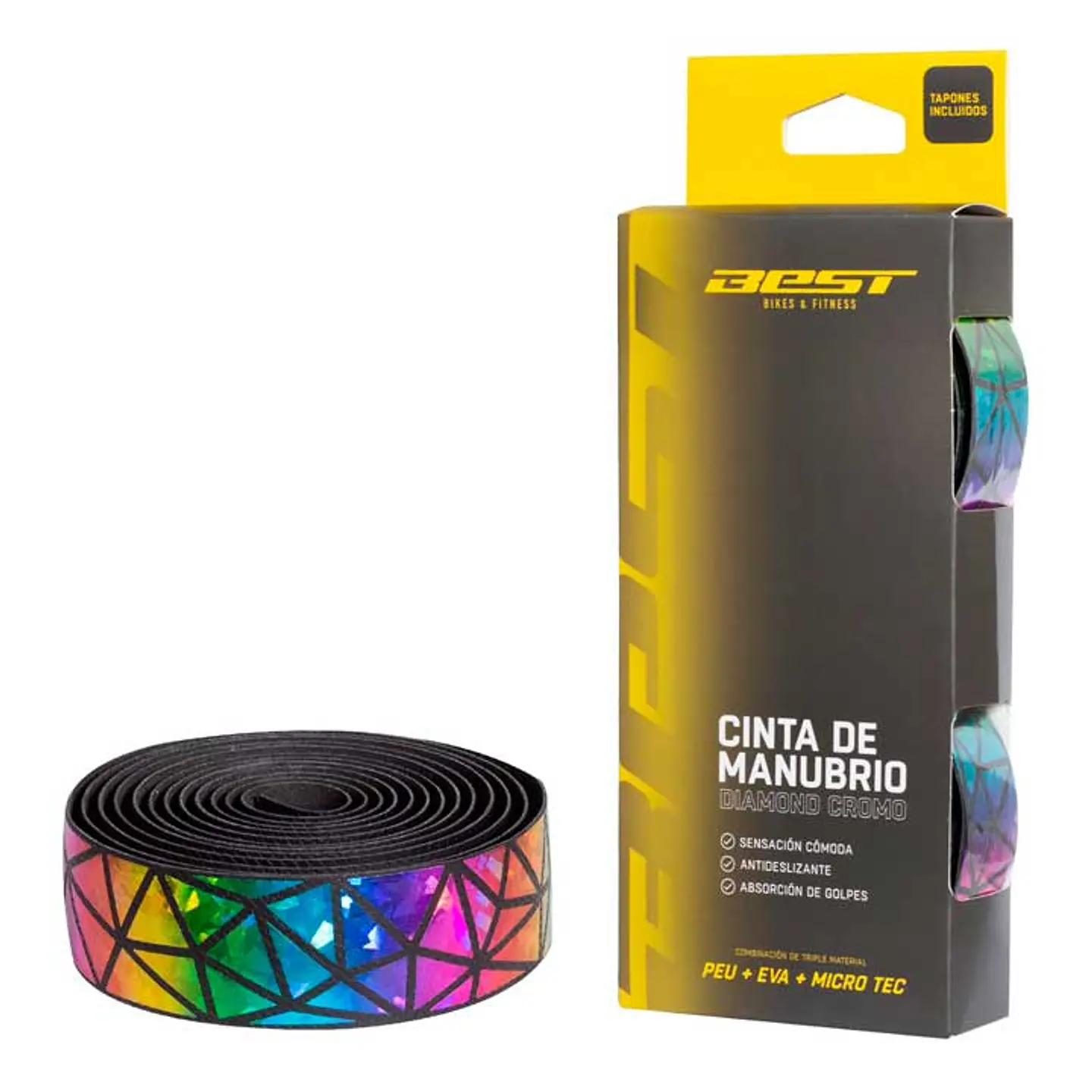 CINTA DE MANUBRIO BEST DIAMOND CROMO 4