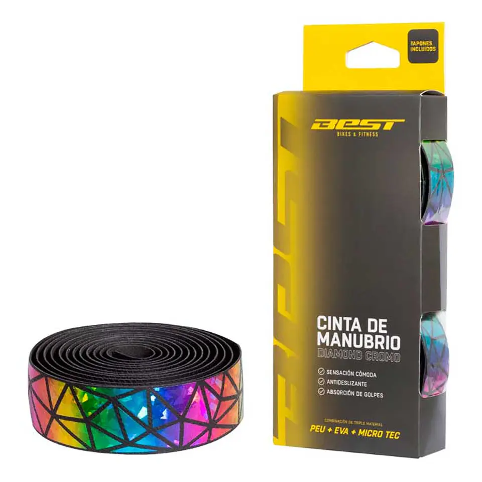 CINTA DE MANUBRIO BEST DIAMOND CROMO 4