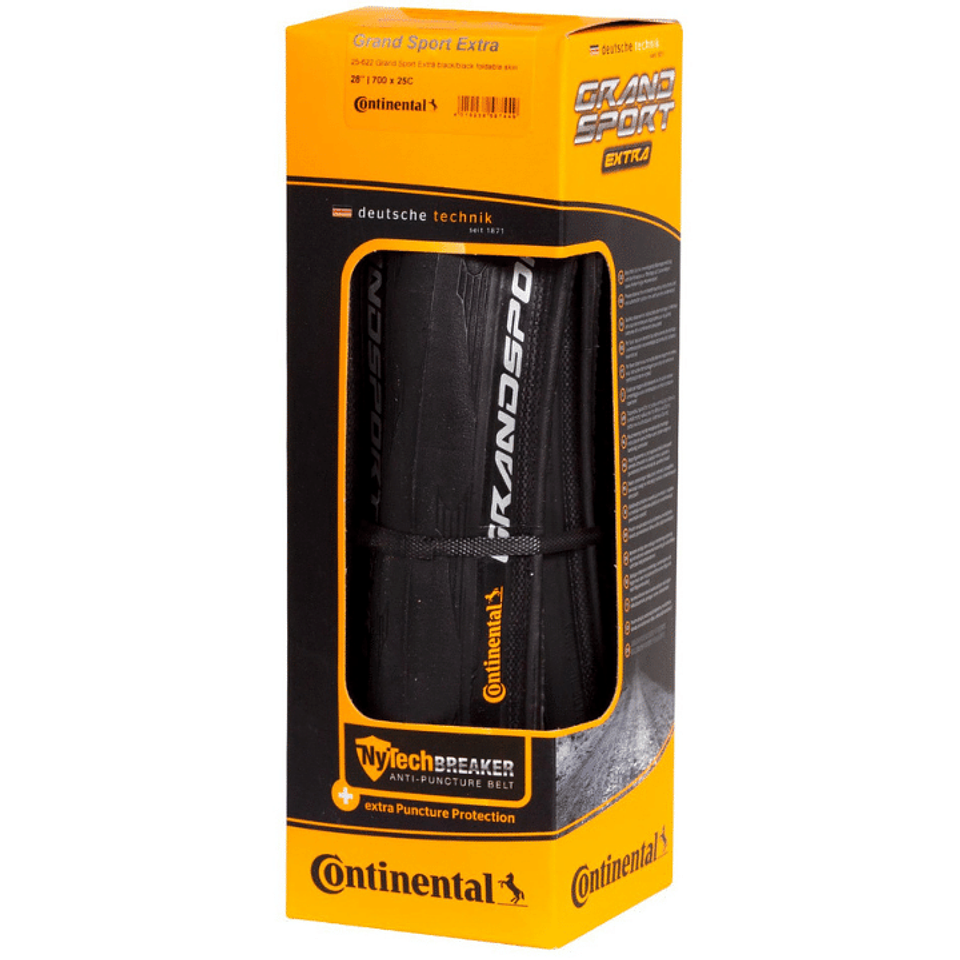 NEUMATICO CONTINENTAL GRAND SPORT EXTRA 700X25C ROAD BLACK KEVLAR  1