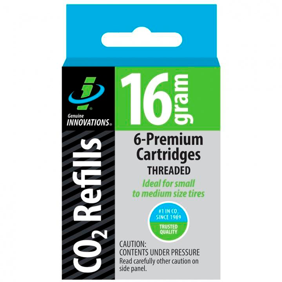 CARTUCHOS CO2 16G GENUINE INNOVATIONS 6pcs 1