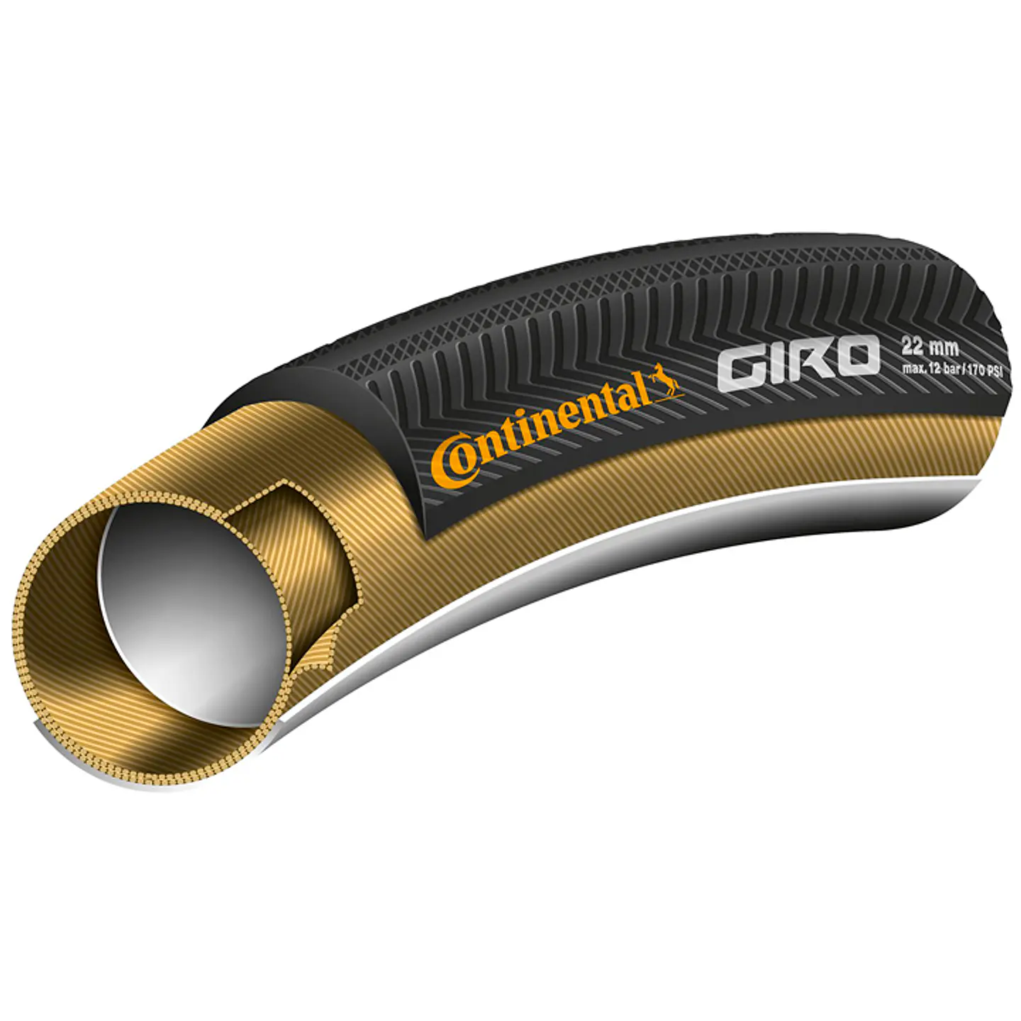 TUBULAR CONTINENTAL GIRO 28x22C 2