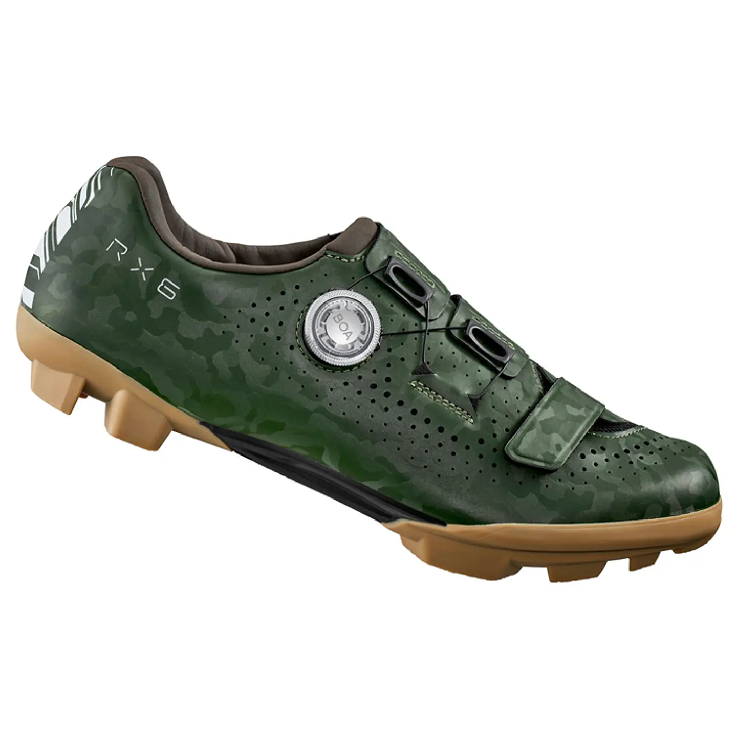 ZAPATILLA DE GRAVEL SHIMANO SH-RX600 VERDE 1
