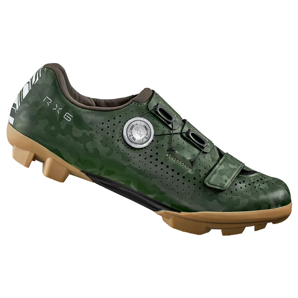 ZAPATILLA DE GRAVEL SHIMANO SH-RX600 VERDE 1