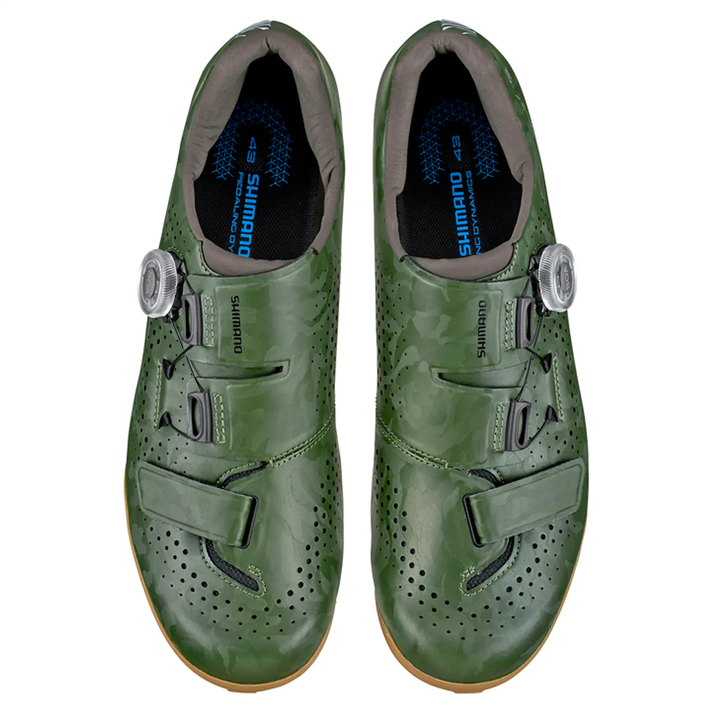 ZAPATILLA DE GRAVEL SHIMANO SH-RX600 VERDE 2