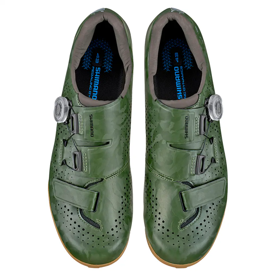 ZAPATILLA DE GRAVEL SHIMANO SH-RX600 VERDE 2