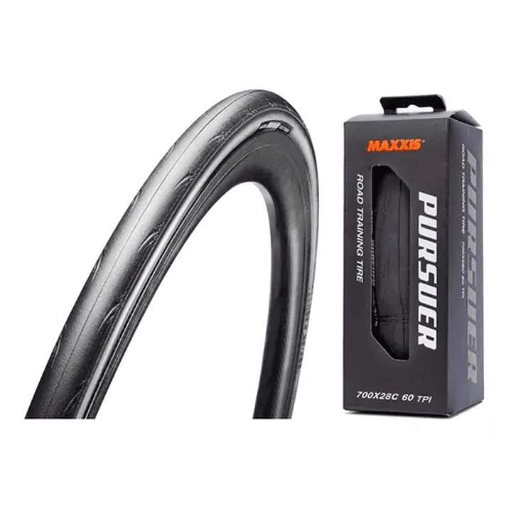 NEUMÁTICO MAXXIS PURSUER 700x28C KEVLAR 60TPI NEGRO