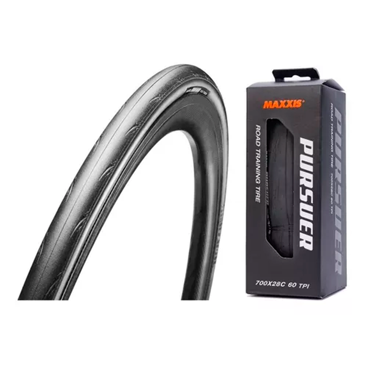 NEUMÁTICO MAXXIS PURSUER 700x25C KEVLAR 60TPI NEGRO 1