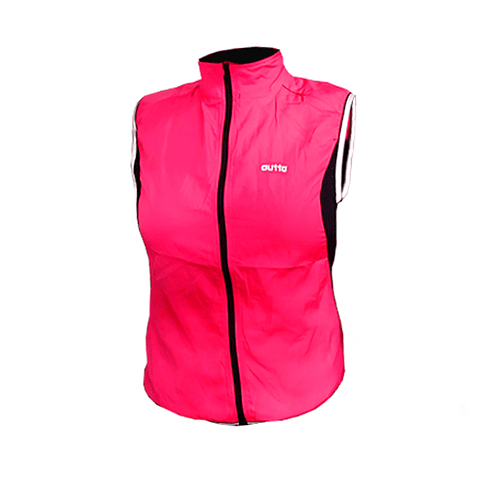 CORTA VIENTO SIN MANGA FOSS PINK