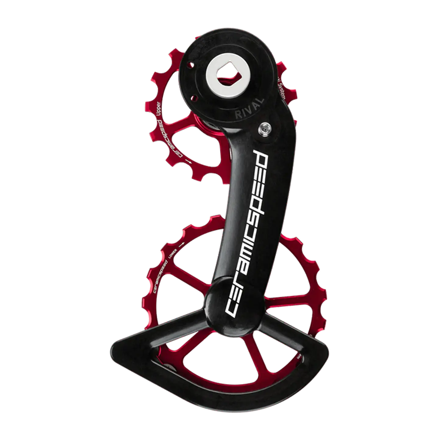 UP-GRADE CERAMICSPEED OSPW SRAM RIVAL AXS ALTERNATIVE ROJO 1