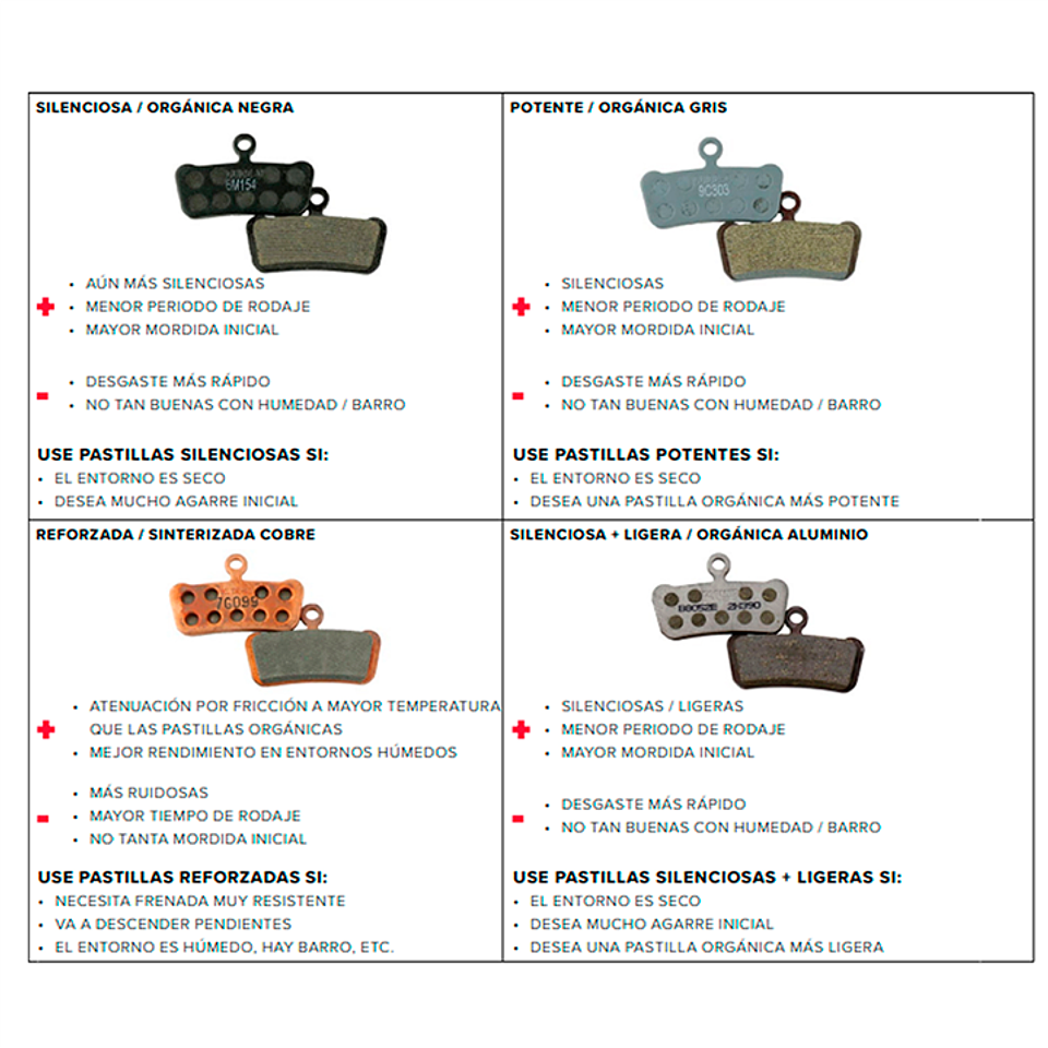 PASTILLAS DE FRENO SRAM MAVEN 2024+ METALICA 2