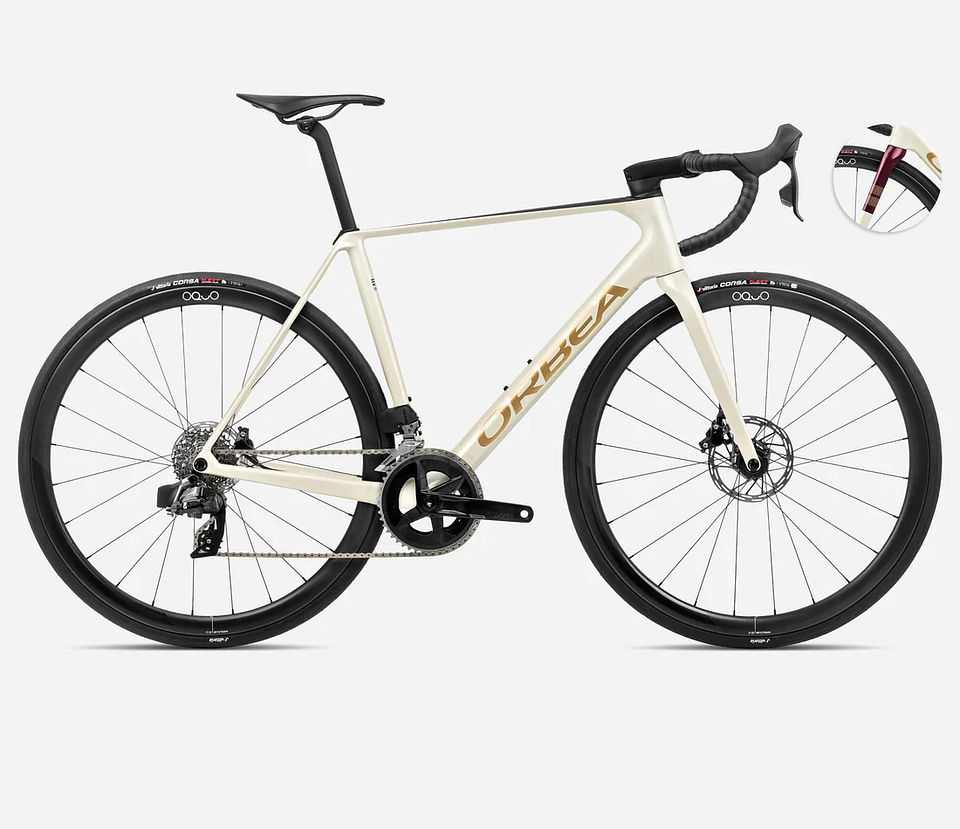 BICICLETA ORBEA ORCA M31 E TEAM PWR 49CM MARFIL 1