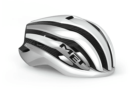 CASCO MET TRENTA 3K CARBON MIPS CE WHITE SILVER