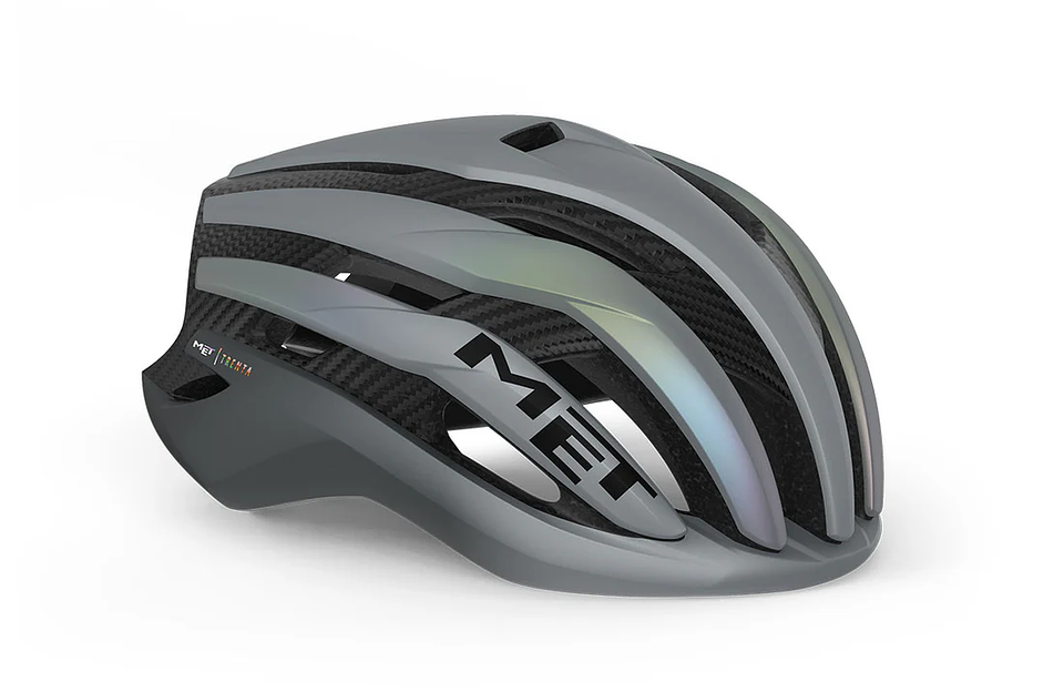CASCO MET TRENTA 3K CARBON MIPS CE GRAY IRIDESENT  1