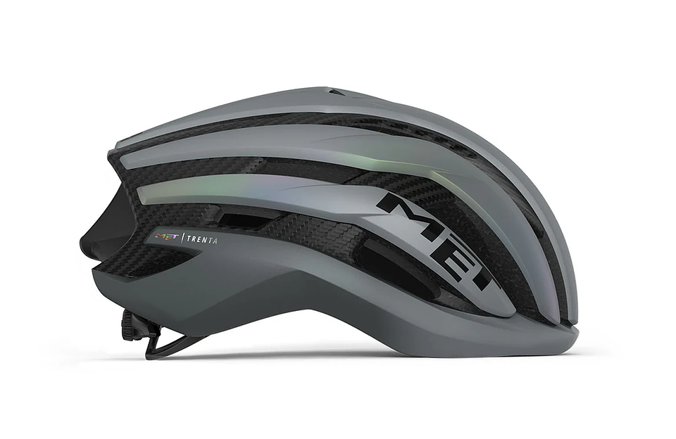 CASCO MET TRENTA 3K CARBON MIPS CE GRAY IRIDESENT  2