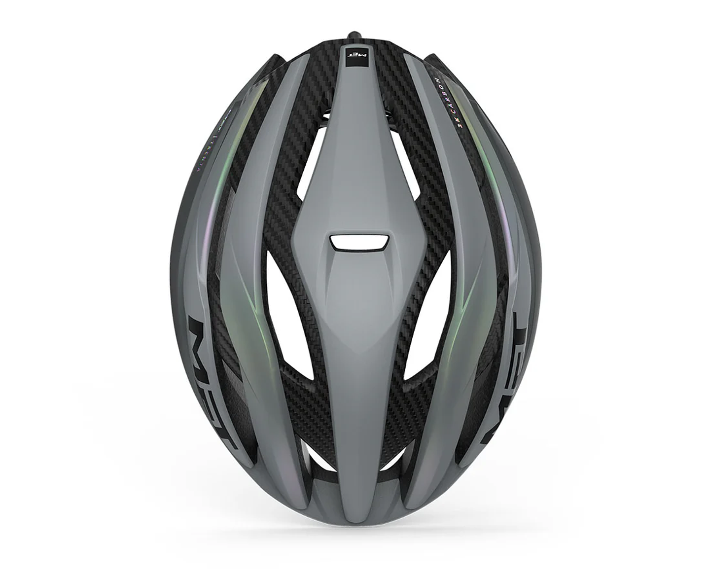 CASCO MET TRENTA 3K CARBON MIPS CE GRAY IRIDESENT  4