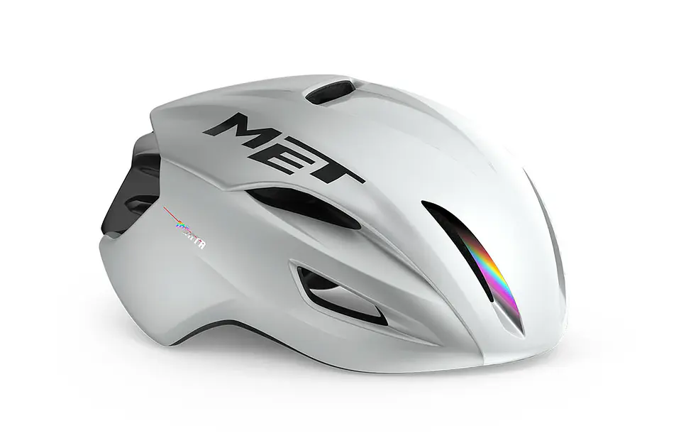 CASCO MET MANTA MIPS CE WHITE HOLOGRAPHIC 1