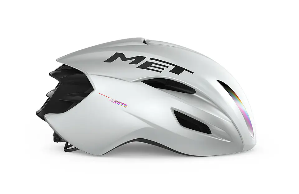 CASCO MET MANTA MIPS CE WHITE HOLOGRAPHIC 2