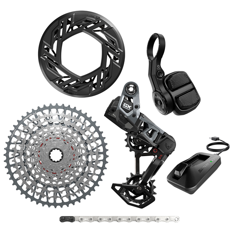 Grupo SRAM Eagle GX AXS T-Type 104BCD 36T 10-52T 1