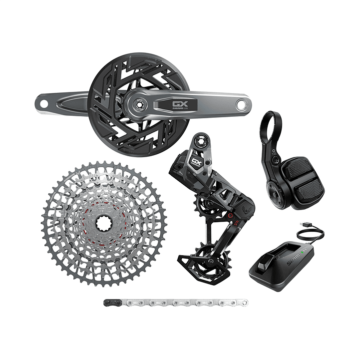 Grupo SRAM Eagle GX AXS T-Type BOSCH 36T 10-52T 160mm