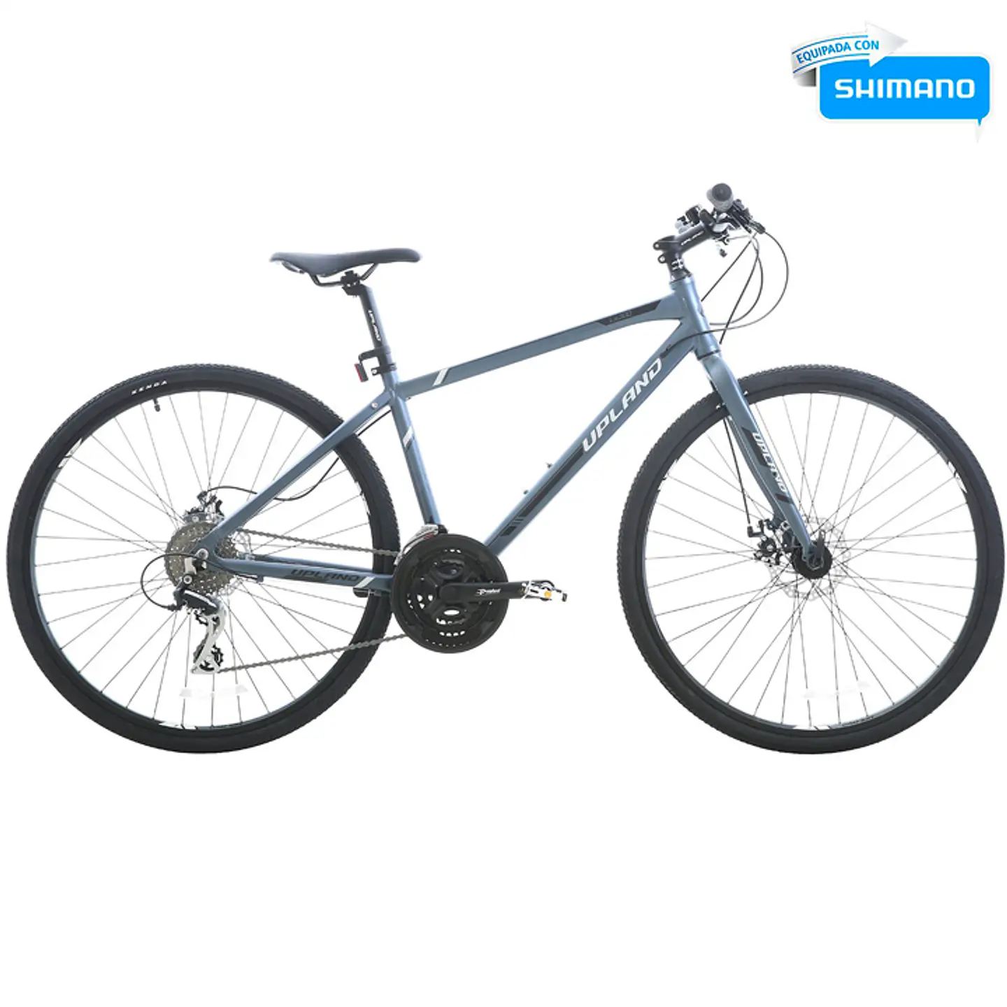 BICICLETA UPLAND LS380-M ARO 700 24V, TALLA 19 DISC MEC , AZUL 1
