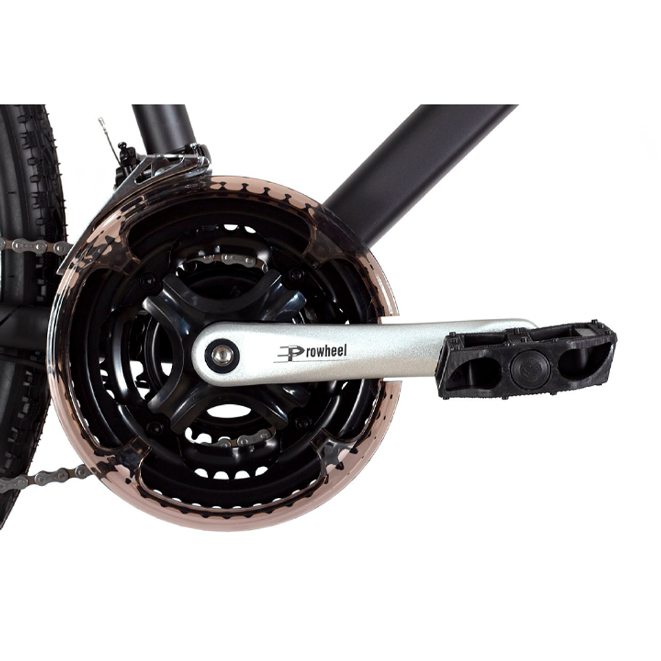 BICICLETA UPLAND BURGESS ARO 700 21V, TALLA 19 DISC MEC, BLACK 3