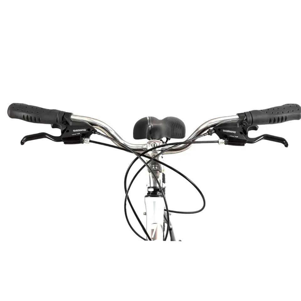 BICICLETA UPLAND BURGESS ARO 700 21V, TALLA 19 DISC MEC, GRIS 5