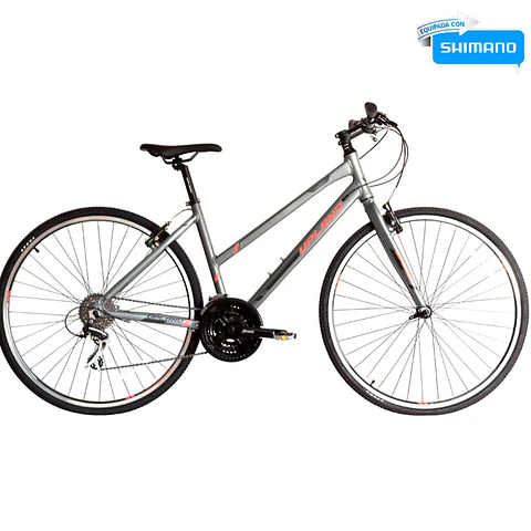 BICICLETA UPLAND LS380-L ARO 27.5 24V, TALLA 17 V BRAKE ,GRIS CLARO