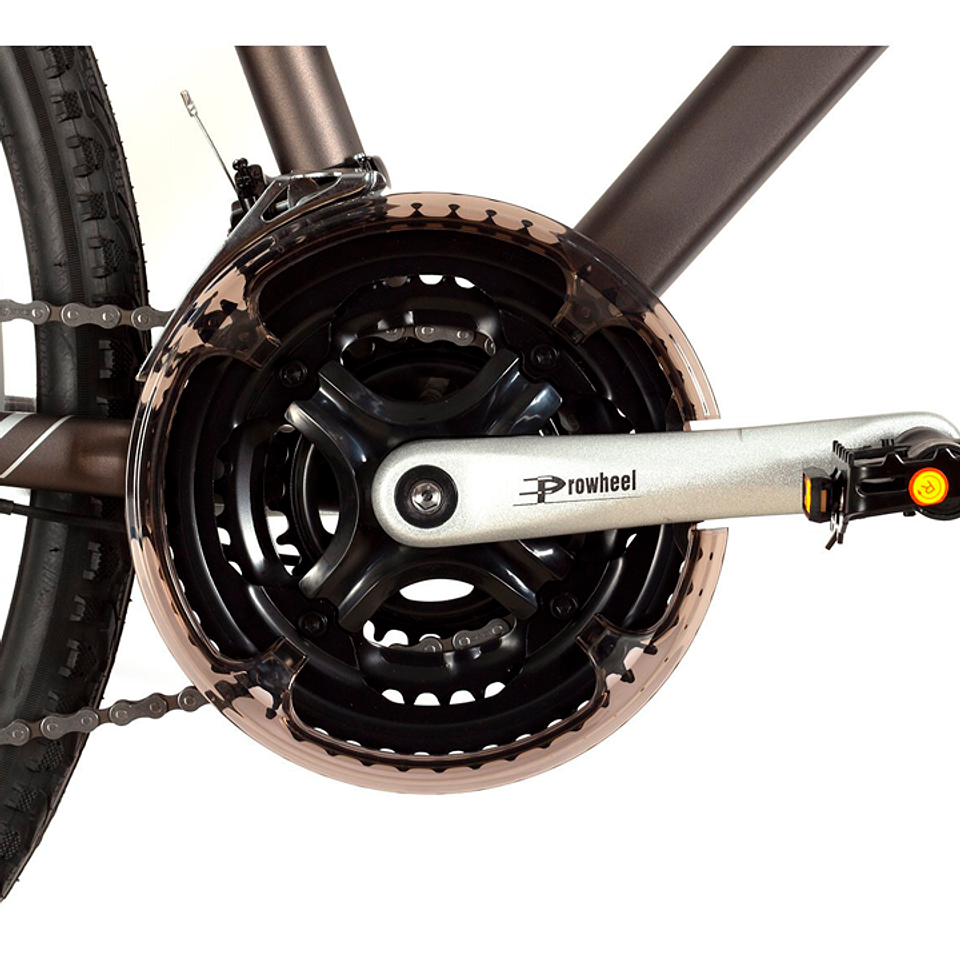 BICICLETA UPLAND EMILY ARO 700 21V, TALLA 17 V BRAKE, GRIS OSCURA 4