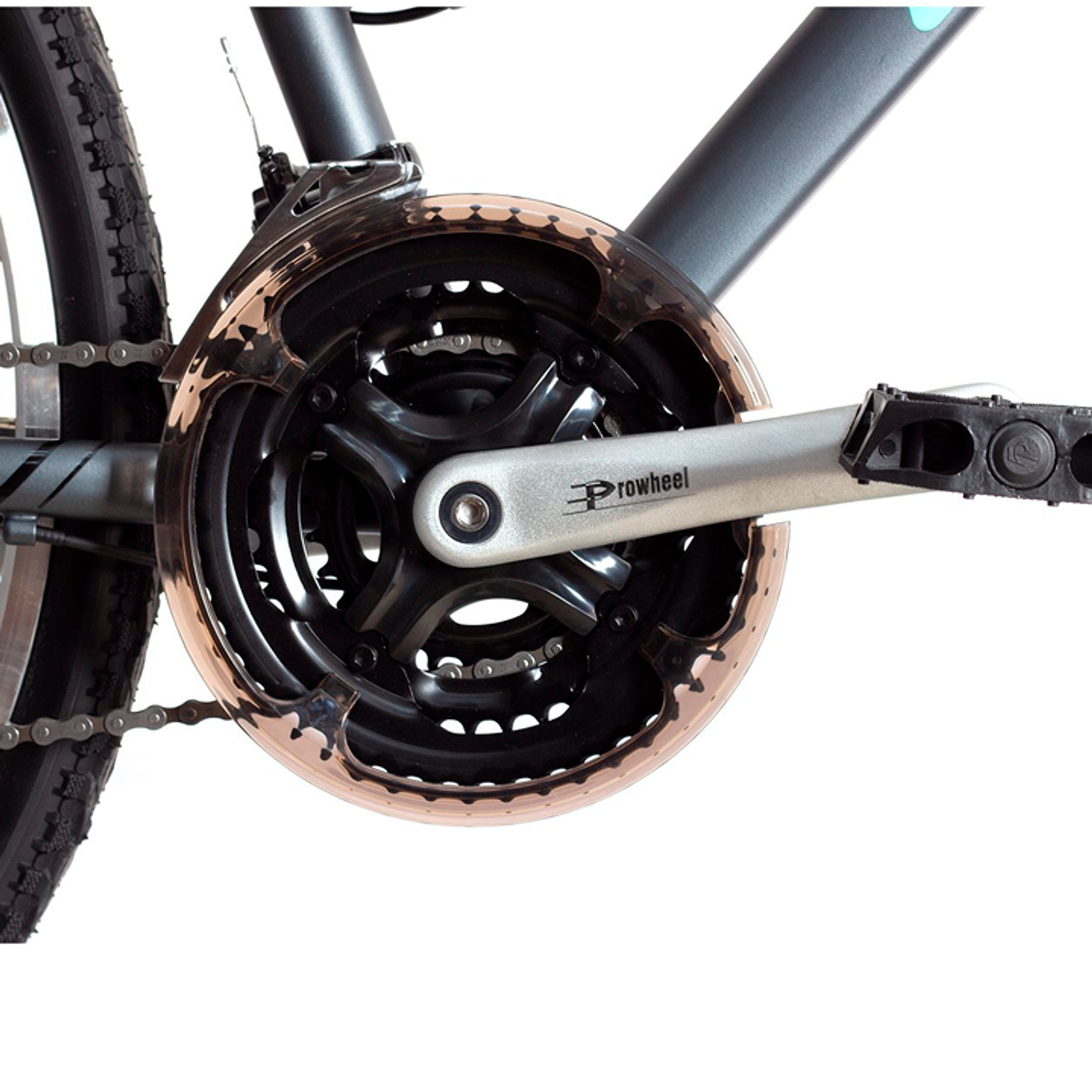 BICICLETA UPLAND EMILY ARO 700 21V, TALLA 17 V BRAKE, GRIS CLARO 3