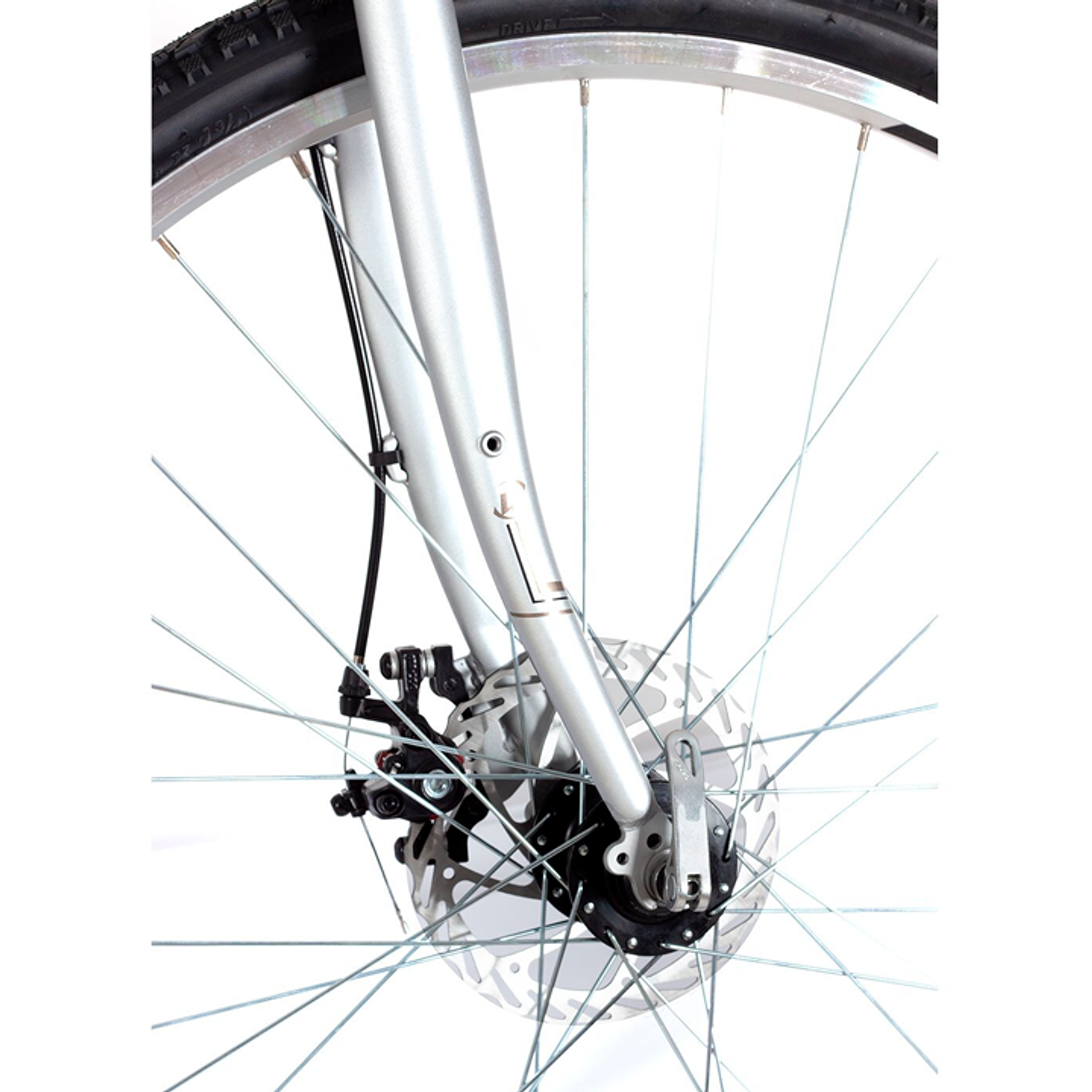 BICICLETA UPLAND BURGESS ARO 700 21V, TALLA 18 DISC MEC, GRIS 4