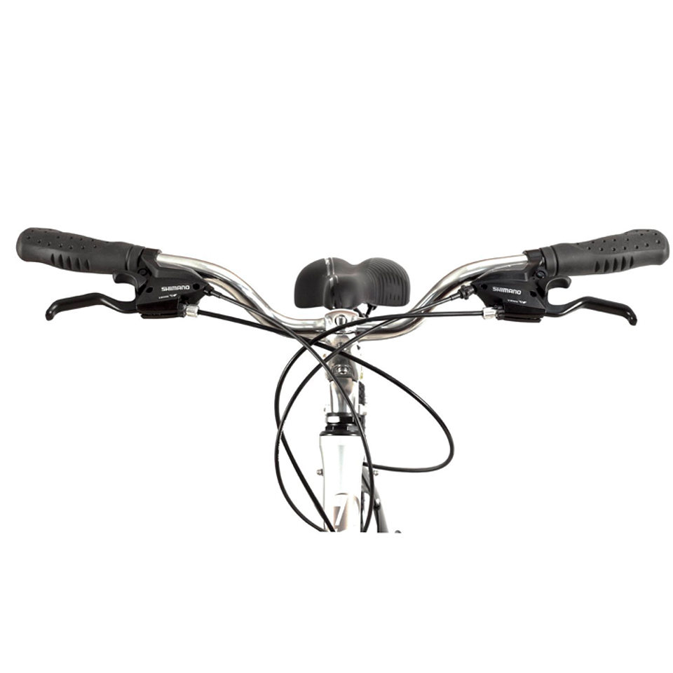 BICICLETA UPLAND BURGESS ARO 700 21V, TALLA 18 DISC MEC, GRIS 6