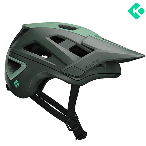 CASCO LAZER JACKAL KINETICORE CE-CPSC MATTE VERDE OSCURO