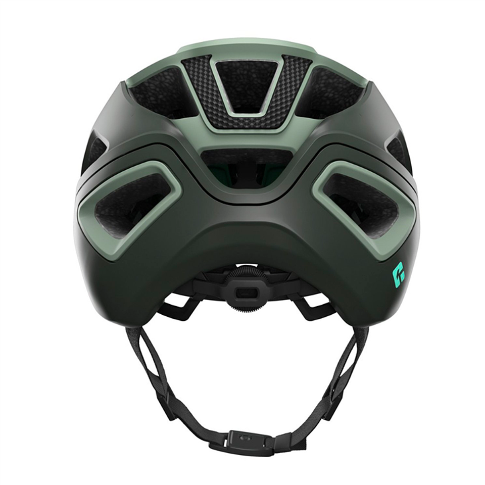 CASCO LAZER JACKAL KINETICORE CE-CPSC MATTE VERDE OSCURO 3