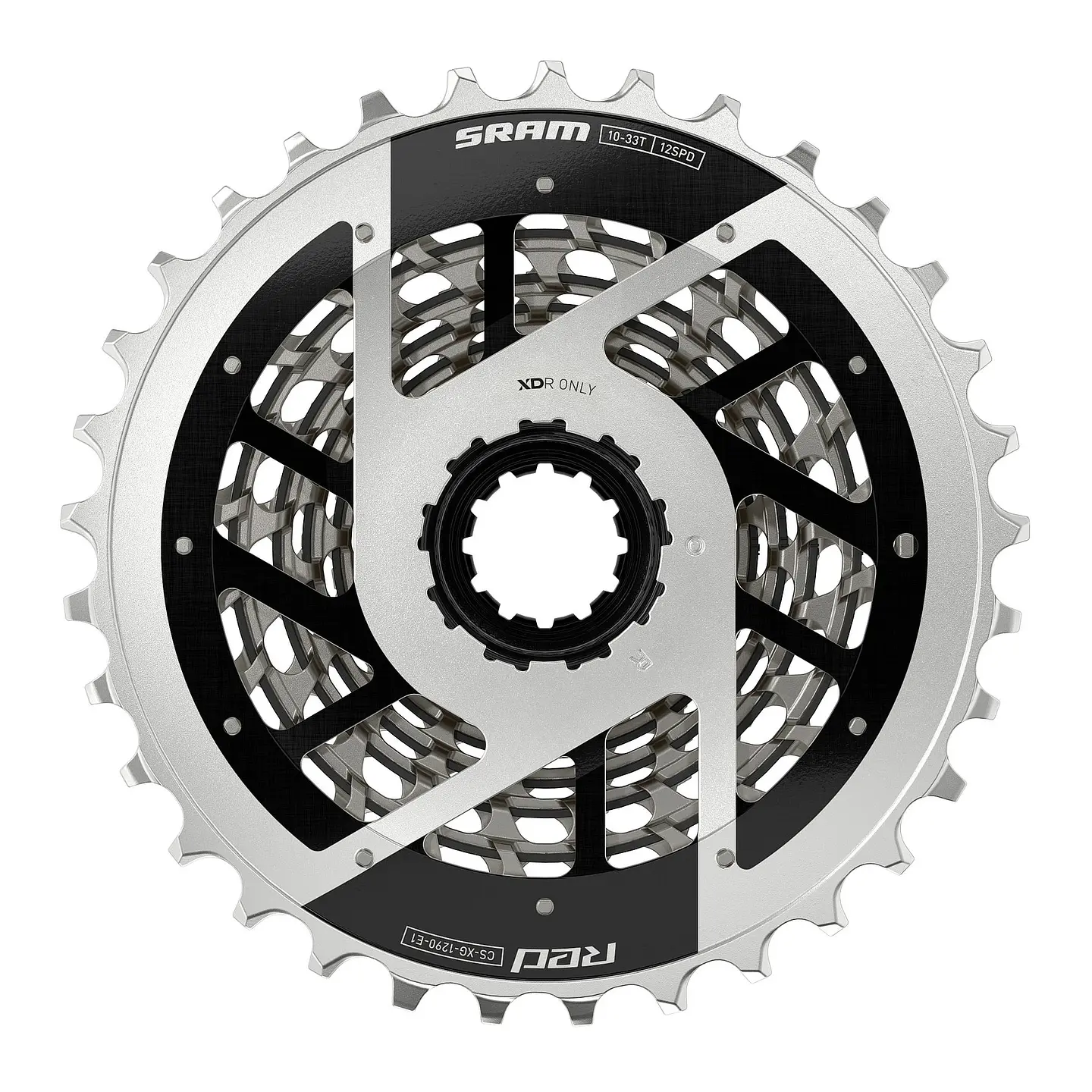 PIÑON SRAM XDR RED X-DOME E1 XG1290 12V 10-33T 3