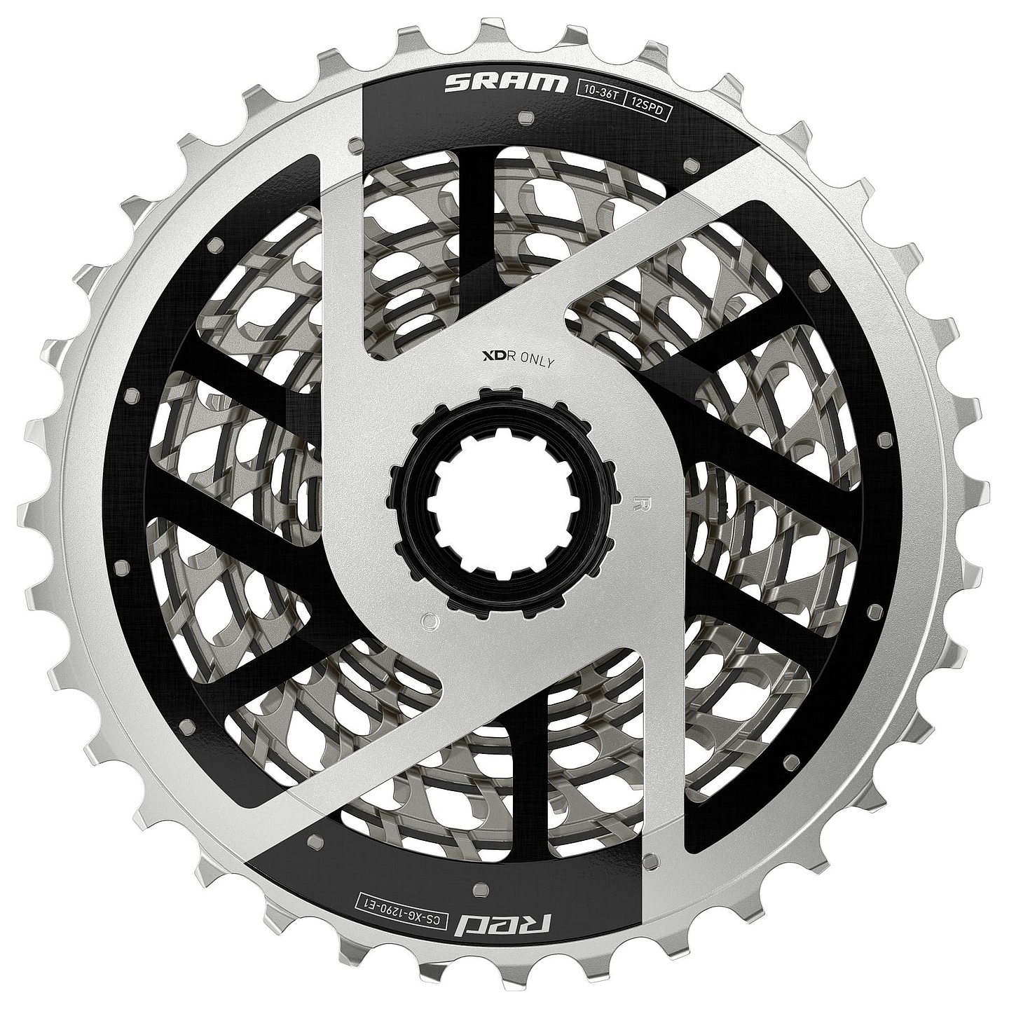 PIÑON SRAM XDR RED X-DOME E1 XG1290 12V 10-36T 3